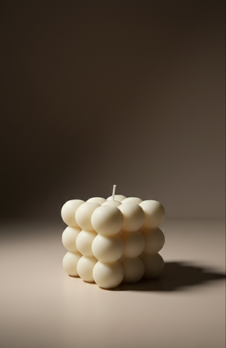 Bubble Cube Candle