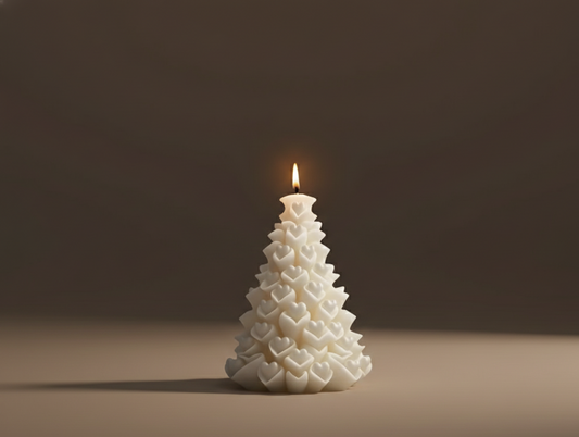 Heart Tree Candle