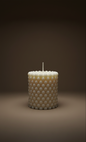 Pearl Pillar Candle