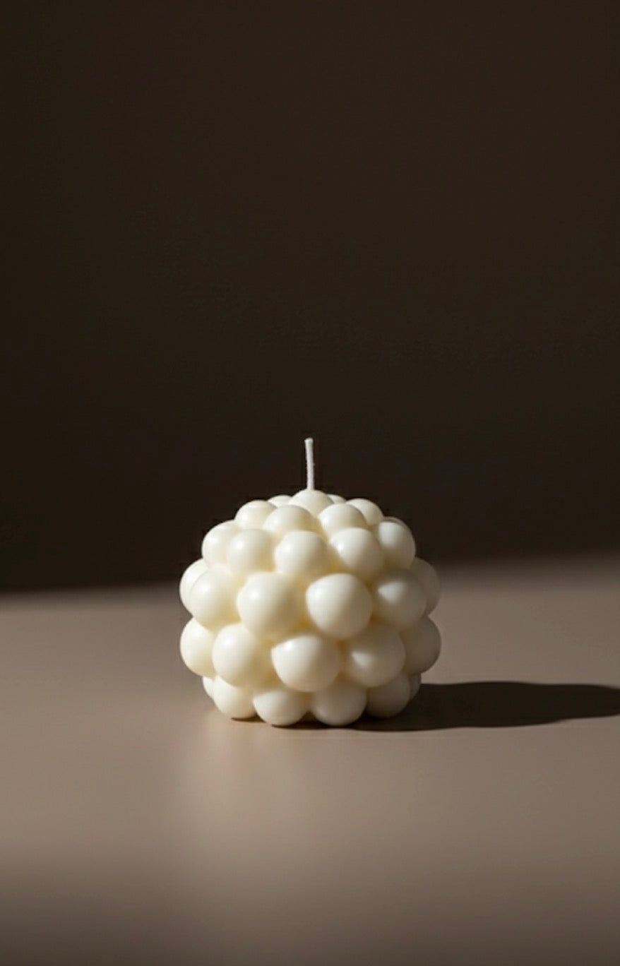 Bubble Kerze/ Kugelförmig
